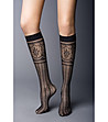 Черни дамски ефектни чорапи 20 DEN Bonita-0 снимка