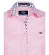 Дамска памучна риза в розово Viv-4 снимка