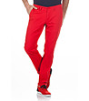 Мъжки памучен панталон в червено Grant-0 снимка