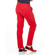 Мъжки памучен панталон в червено Grant-1 снимка