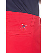 Мъжки памучен панталон в червено Grant-3 снимка