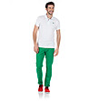 Мъжки памучен панталон в зелено Grant-4 снимка