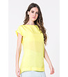Асиметрична дамска блуза в жълто Tracy-0 снимка