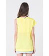 Асиметрична дамска блуза в жълто Tracy-1 снимка