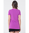 Дамска памучна тениска в лилаво Gina-1 снимка