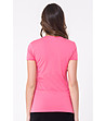 Памучна дамска тениска в розово Jane-1 снимка