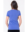 Памучна дамска тениска в син нюанс Jane-2 снимка
