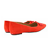 Червени дамски велурени обувки Daniela с декорация-3 снимка