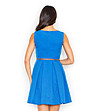 Синя рокля с колан Marika-1 снимка
