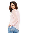 Дамски пуловер в розово Vivian-1 снимка