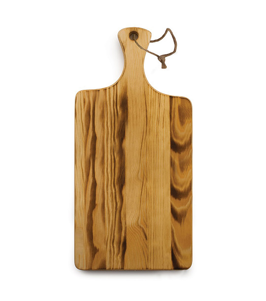 Дървена дъска за рязане 35 см снимка