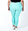 Дамски памучен макси панталон цвят аква Christiana-1 снимка