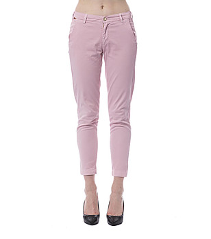 Розов памучен дамски панталон Belinda снимка