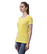 Дамска памучна тениска в жълто с надпис Emma-2 снимка