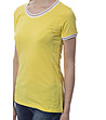 Дамска памучна тениска в жълто с надпис Emma-3 снимка