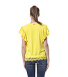 Дамска памучна блуза в жълто Kylie-1 снимка