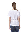 Бяла дамска тениска с надписи Pamela-1 снимка