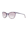 Лилави дамски слънчеви очила тип котешко око-0 снимка