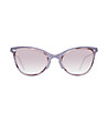 Лилави дамски слънчеви очила тип котешко око -1 снимка
