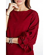 Дамска блуза в цвят бордо Elina-2 снимка