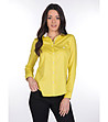 Жълта дамска памучна риза Eileen-0 снимка