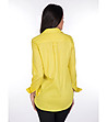 Жълта дамска памучна риза Eileen-1 снимка