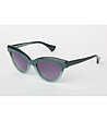 Дамски слънчеви очила в зелени нюанси-0 снимка