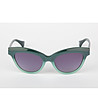Дамски слънчеви очила в зелени нюанси-1 снимка