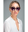 Дамски слънчеви очила в кафяво и розово-3 снимка