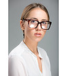 Дамски рамки за очила в тъмен цвят хавана-0 снимка