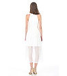 Бяла лятна рокля Kaya-1 снимка
