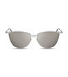 Дамски слънчеви очила в сребристо и сиво-1 снимка