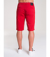 Мъжки памучни къси панталони в червено Moriz-1 снимка
