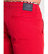 Мъжки памучни къси панталони в червено Moriz-2 снимка