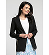 Дамско сако в черно с джобове Mela-0 снимка