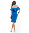 Елегантна синя рокля Demi-1 снимка