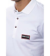 Мъжка памучна блуза в бяло Artie-3 снимка