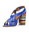 Сини дамски сандали от естествена кожа Tonina-3 снимка