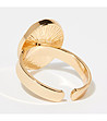 Дамски пръстен в златисто и бяло Barbade-2 снимка