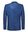 Памучно мъжко сако от син деним с кърпичка Dex-1 снимка