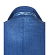 Памучно мъжко сако от син деним с кърпичка Dex-3 снимка