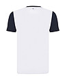 Мъжка памучна тениска в бяло и тъмносиньо Oliver-1 снимка