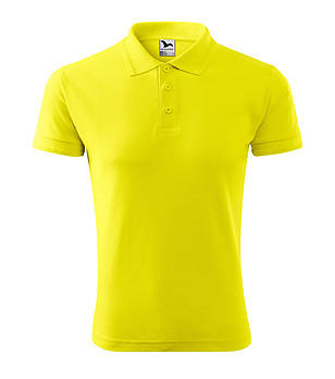 Мъжка блуза в жълто с памук Sam снимка