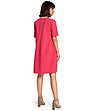 Розова рокля с джобове Tonina -1 снимка