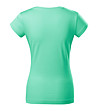 Дамска памучна тениска в цвят мента Brenda -1 снимка