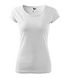 Дамска памучна тениска в бяло Alena-0 снимка