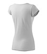 Дамска памучна тениска в бяло Alena-3 снимка