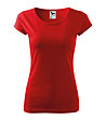 Дамска памучна тениска в червено Alena-0 снимка