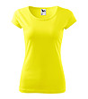 Дамска памучна тениска в цвят лайм Pepa-0 снимка