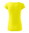 Дамска памучна тениска в жълто Pepa-1 снимка